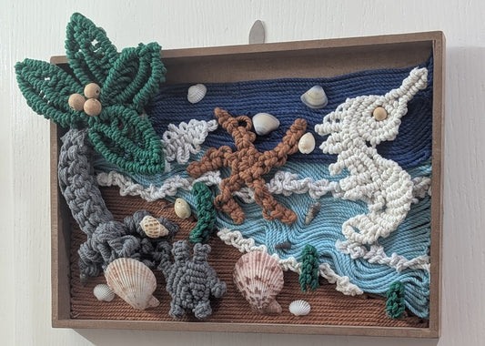 Macrame wall decor